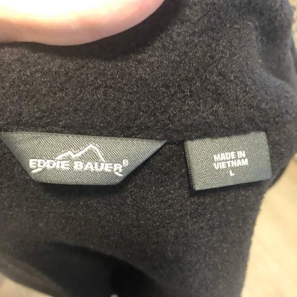 Eddie Bauer full zip fleece jacket NWT size large - Picture 7 of 7